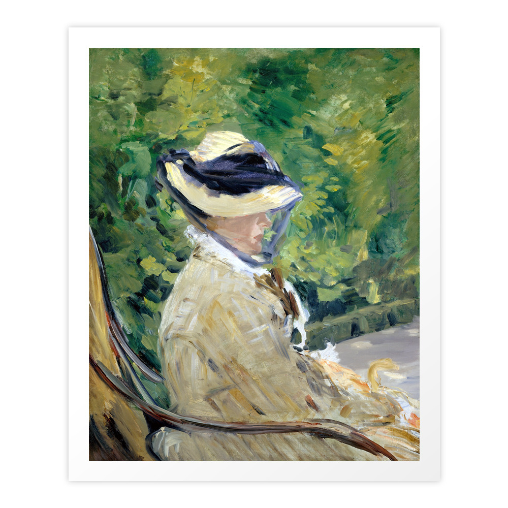 �douard Manet Madame Manet At Bellevue Art Print by pdpress