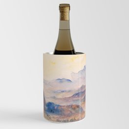 Mountain Scene, Mist Rising by J.M.W. Turner Wine Chiller