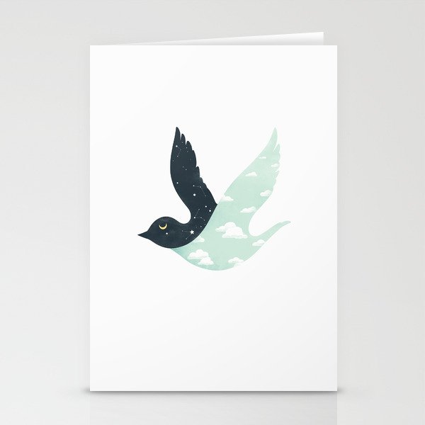 Bipolar Bird Stationery Cards