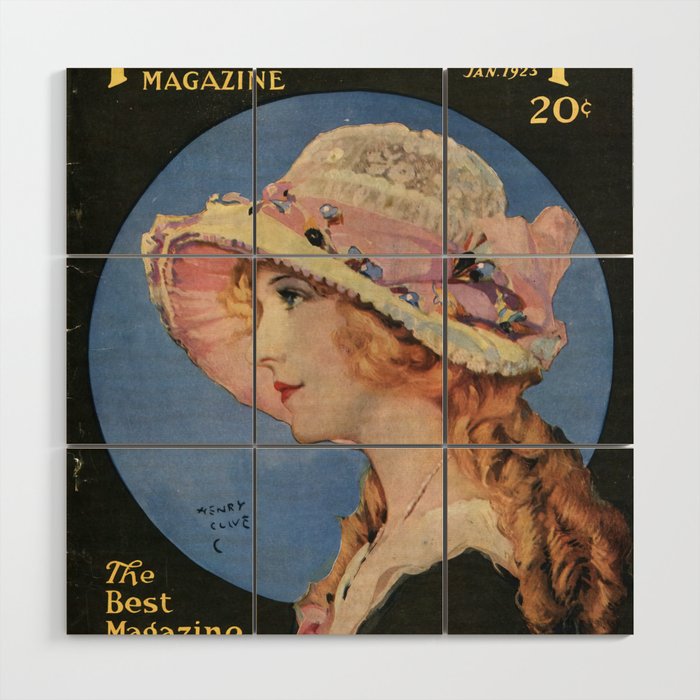 PicturePlay 1923-01 cover Mary Miles Minter Wood Wall Art
