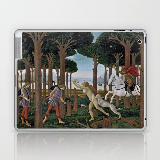 Botticelli - The Story of Nastagio degli Onesti I Laptop & iPad Skin
