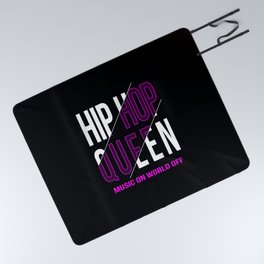 Hip Hop Queen Design Picnic Blanket