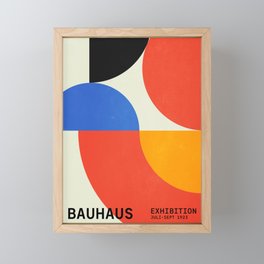BAUHAUS 02: Exhibition 1923 | Mid Century Series  Framed Mini Art Print