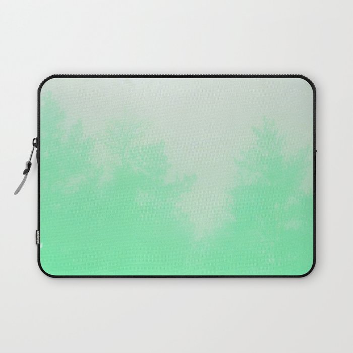 Out of focus - cool green Laptop Sleeve