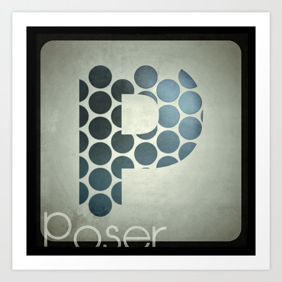 Poser Dos Art Print