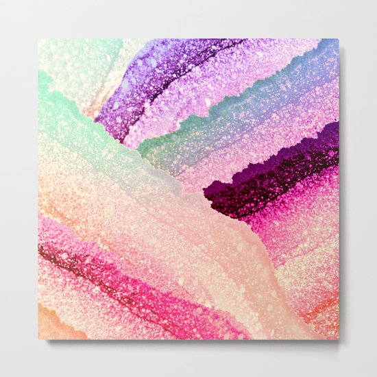 FLAWLESS UNICORN RAINBOW Metal Print