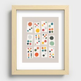 Domino Recessed Framed Print