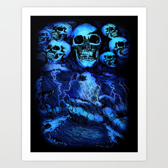 SKULLSTORM Art Print