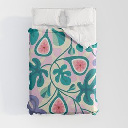 Fruit Market Fig pattern Duvet Cover