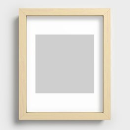 Monochrom Grey 204-204-204 Recessed Framed Print