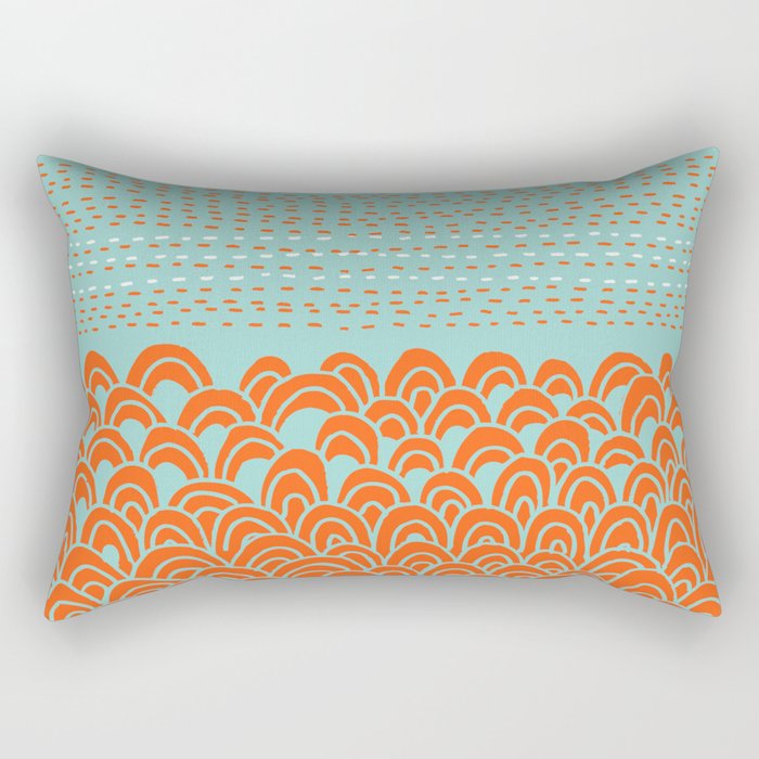 Infinite Wave Rectangular Pillow