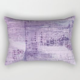 Dreamscape in purple:  an organic, modern, abstract art print design Rectangular Pillow