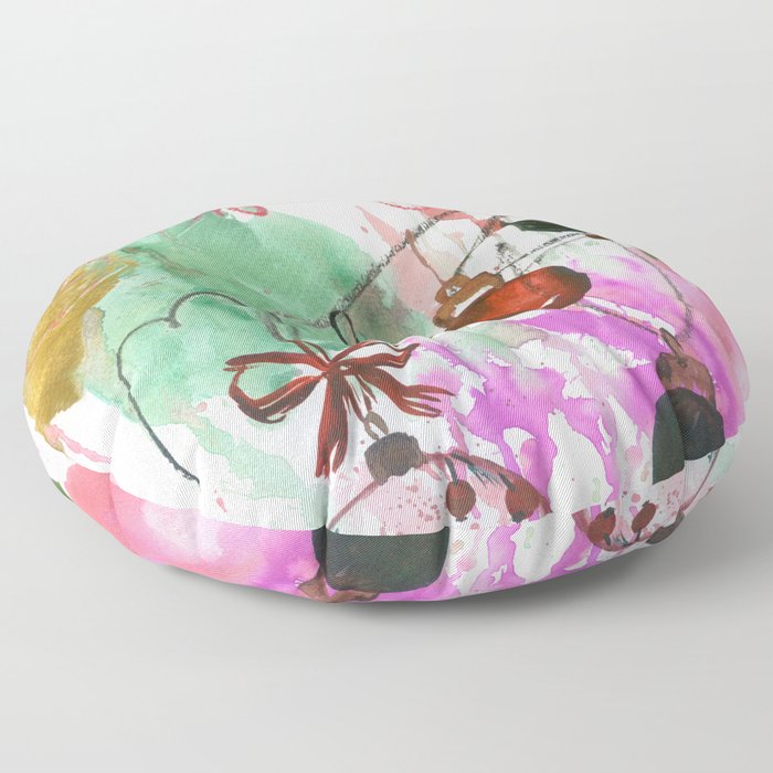 abstract ornaments N.o 3 Floor Pillow