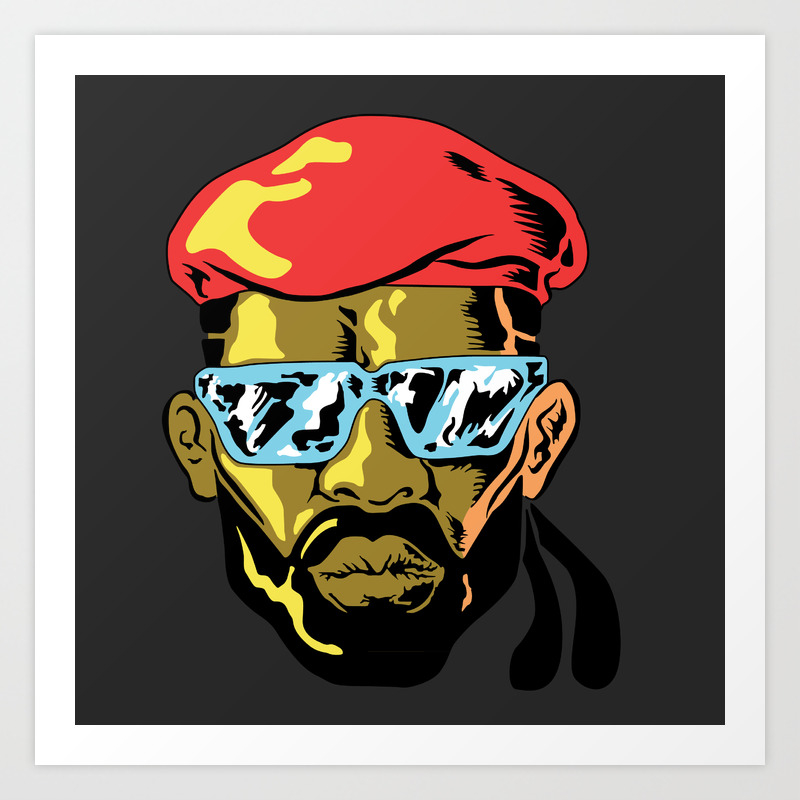 Major Lazer Vector Design Art Print By Cameron Worsley Society6