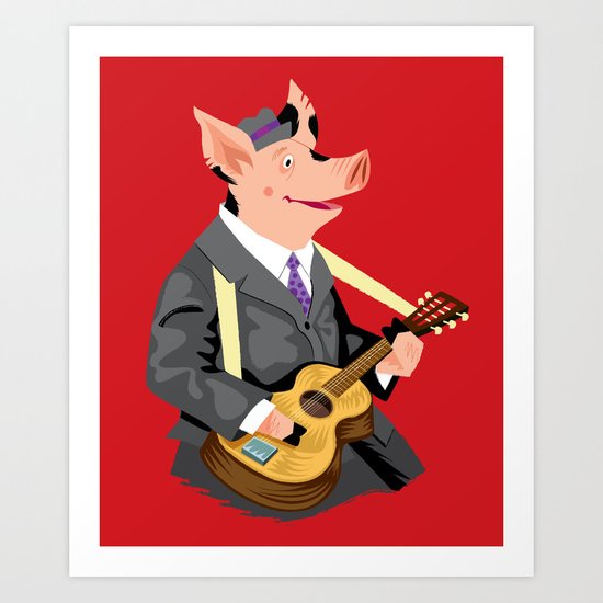 Smokey Hog Mcghee Art Print