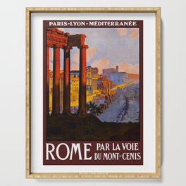 Vintage Rome Italy Travel Serving Tray