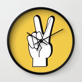 Sign Language Wall Clocks For Any Decor Style Society6