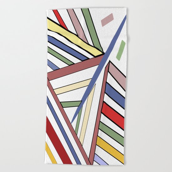 Haphazard Balance II Beach Towel