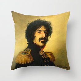 Frank Zappa - replaceface Throw Pillow