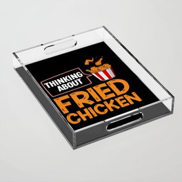Fried Chicken Wing Recipe Strips Fingers Acrylic Tray