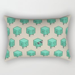 Emoticube Rectangular Pillow