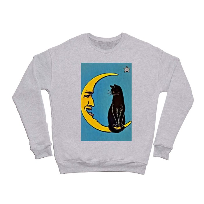 Black Cat & Moon Crewneck Sweatshirt