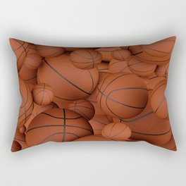 Basketball Balls Rectangular Pillow