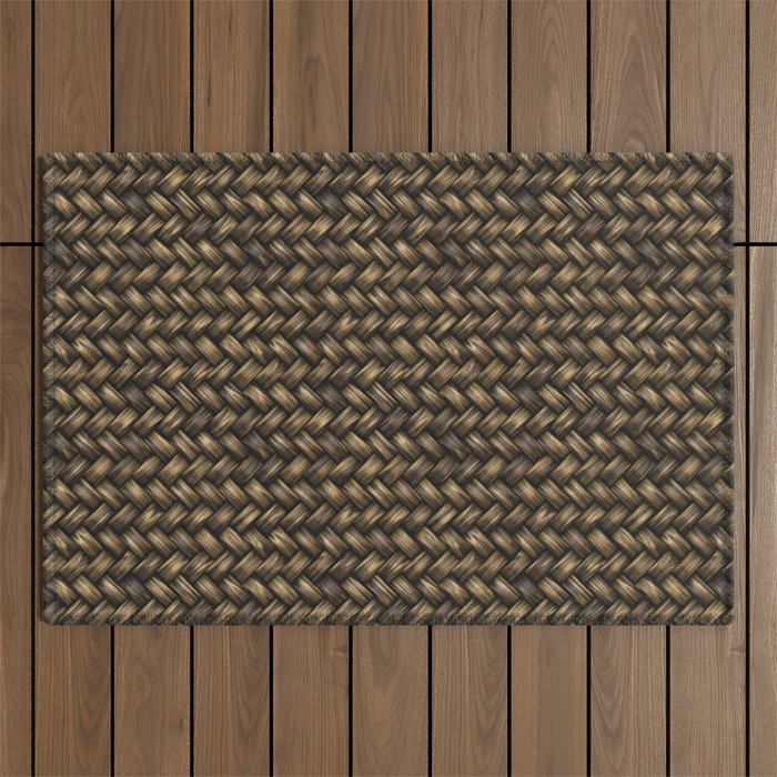 Natural Blended Weave Outdoor Rug