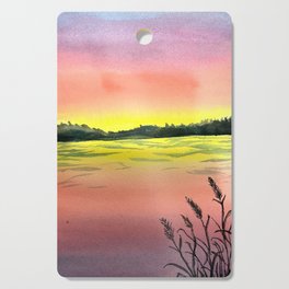 Lake Sunrise Cutting Board