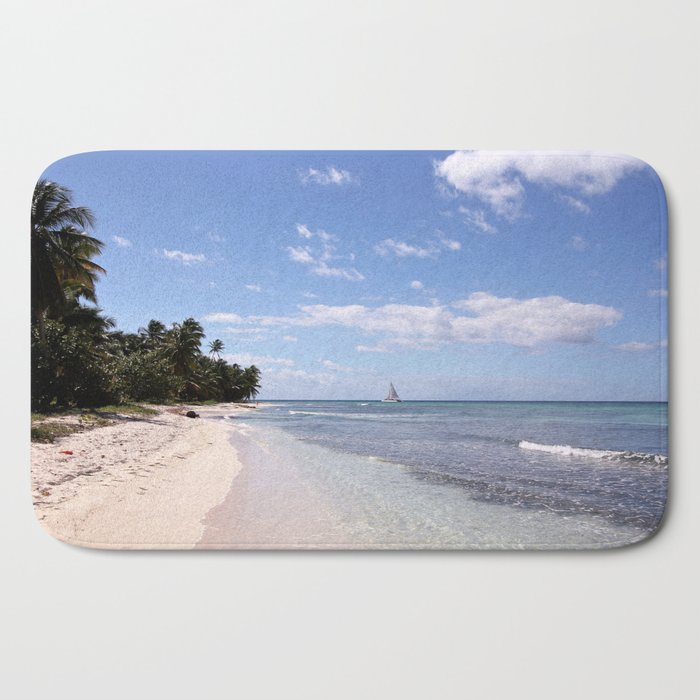 Stranded on Paradise Bath Mat