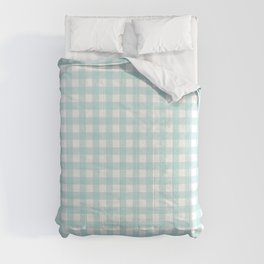 baby blue gingham Comforter