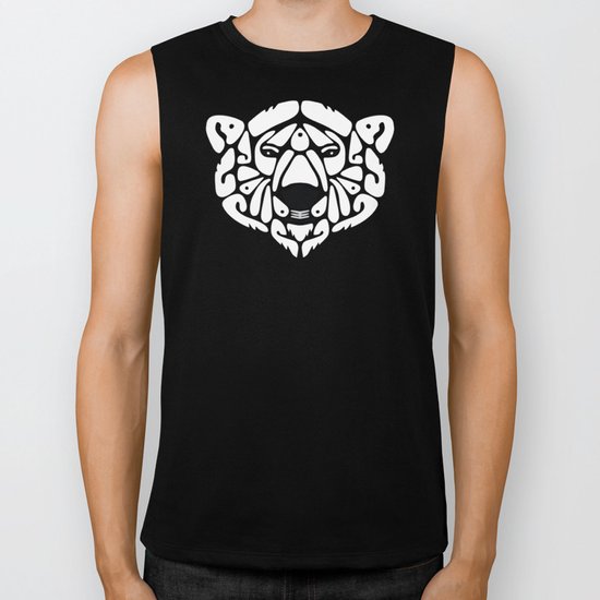 An Béar Bán (The White Bear) Biker Tank