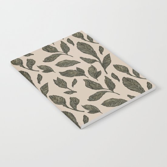 Leaf Pattern Notebook