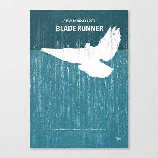 No011 My Blade Runner minimal movie poster Canvas Print