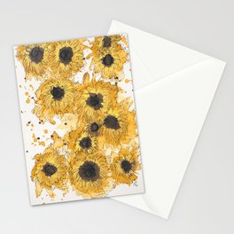 Splash of Sunflowers Stationery Cards