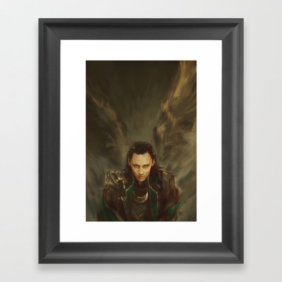 Descension Framed Art Print