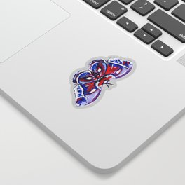 Painted Butterfly Sticker