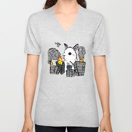 Bunny Monster V Neck T Shirt