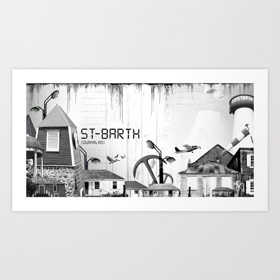 Saint Barth Art Print