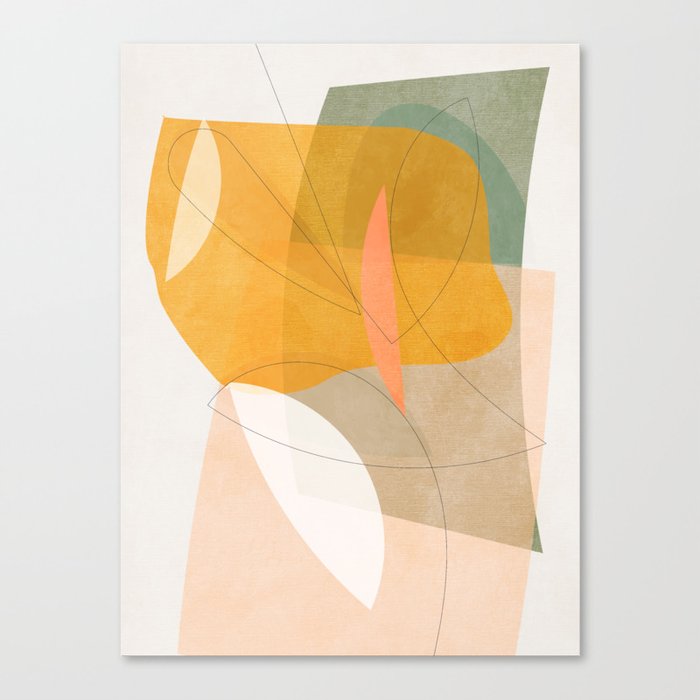 minimal shapes IV Canvas Print