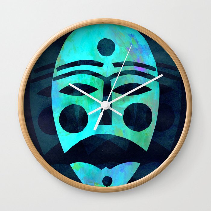 Mask Wall Clock