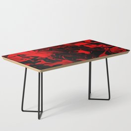 Vampire - red and black gradient swirl pattern Coffee Table