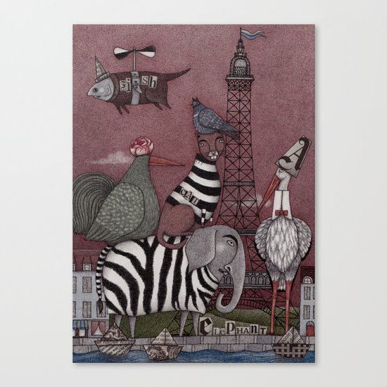 Animal Convention Canvas Print
