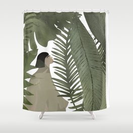 Lost in the jungle Shower Curtain