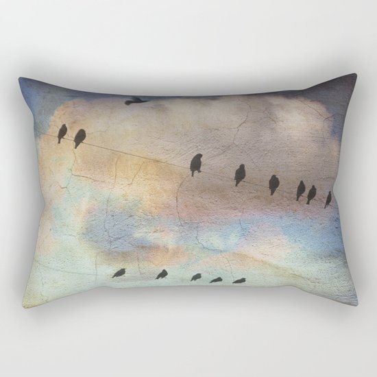 lazy birds Rectangular Pillow