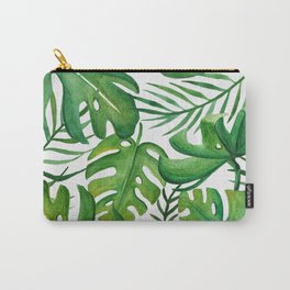 Tropical Jungle Palm Leaves Carry-All Pouch