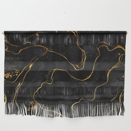 Black and gold marble Wall Hanging