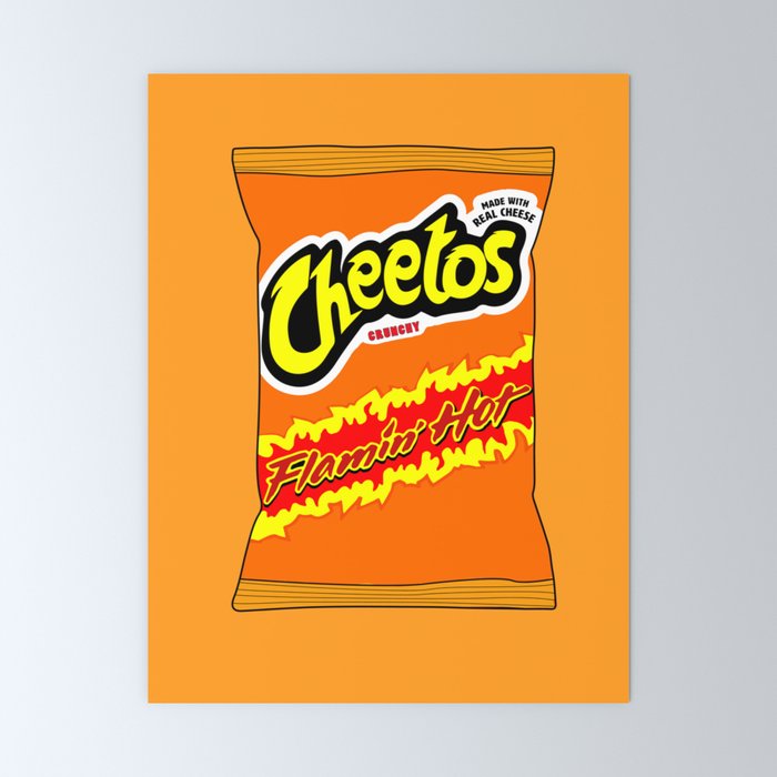 Flamin' Hot Cheetos illustration Mini Art Print by lunadelrey Society6