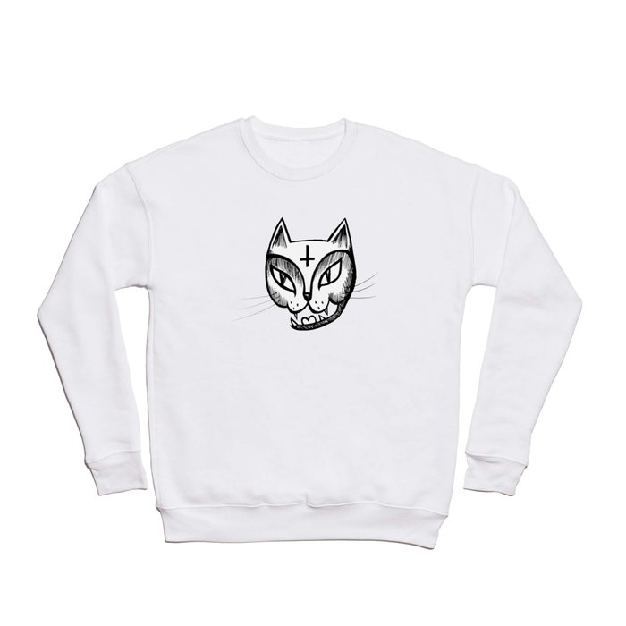 Satan Kitty Crewneck Sweatshirt