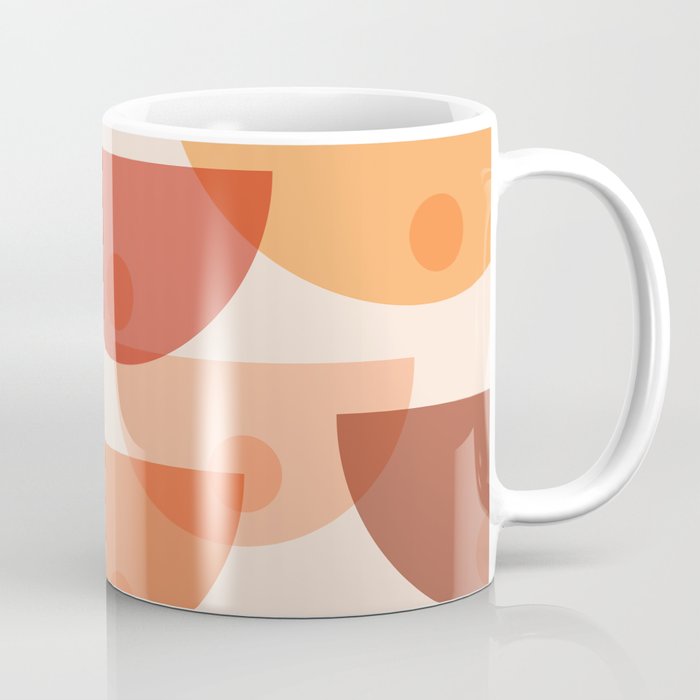 Mid Century Boobs Abstract Coffee Mug